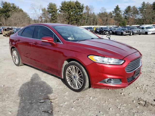 3FA6P0H93ER323416 - 2014 FORD FUSION SE MAROON photo 4