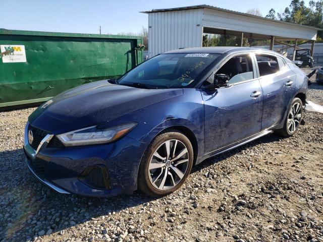 1N4AA6AV9KC361703 - 2019 NISSAN MAXIMA S BLUE photo 1