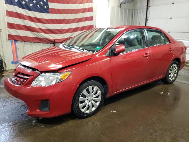 5YFBU4EE0DP204270 - 2013 TOYOTA COROLLA BASE MAROON photo 1