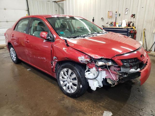 5YFBU4EE0DP204270 - 2013 TOYOTA COROLLA BASE MAROON photo 4