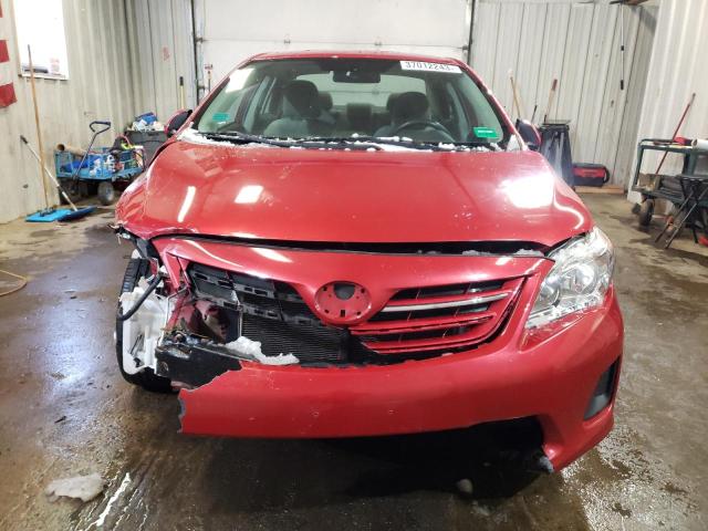 5YFBU4EE0DP204270 - 2013 TOYOTA COROLLA BASE MAROON photo 5