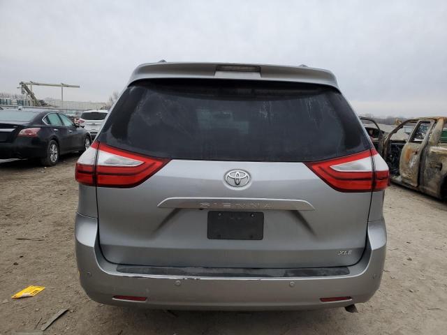 5TDYK3DC1GS732163 - 2016 TOYOTA SIENNA XLE SILVER photo 6