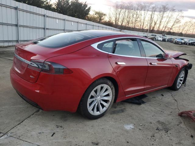 5YJSA1E29HF189458 - 2017 TESLA MODEL S წითელი ფოტო 3