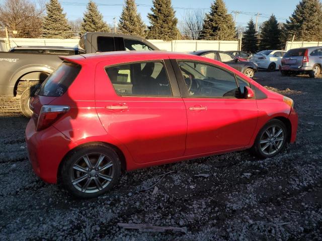 JTDKTUD39CD516642 - 2012 TOYOTA YARIS RED photo 3