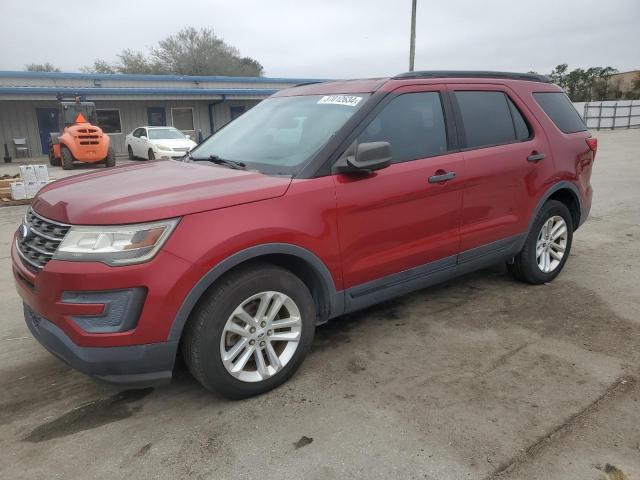 1FM5K7BH7GGD20747 - 2016 FORD EXPLORER RED photo 1