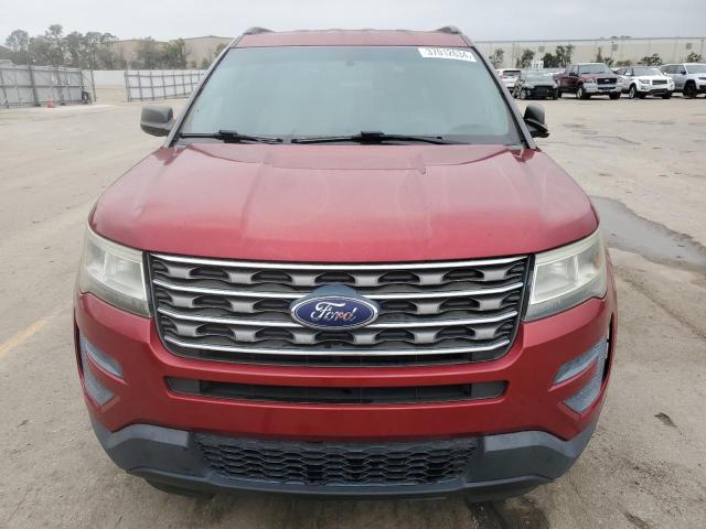 1FM5K7BH7GGD20747 - 2016 FORD EXPLORER RED photo 5