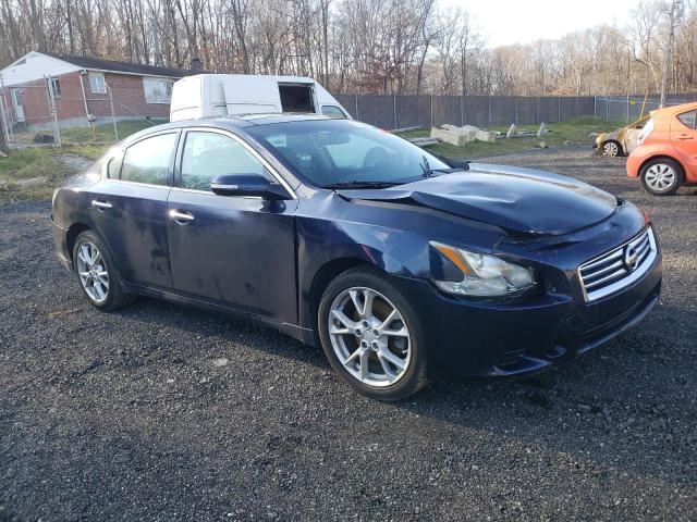 1N4AA5AP5DC817193 - 2013 NISSAN MAXIMA S BLUE photo 4