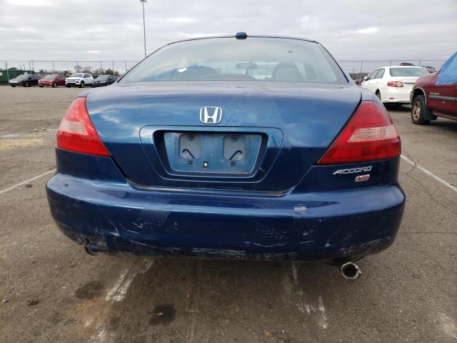 1HGCM816X5A015479 - 2005 HONDA ACCORD EX BLUE photo 6