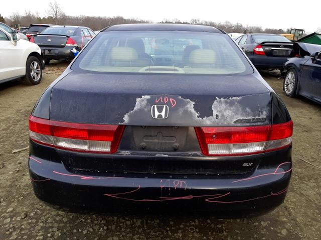 1HGCM56663A117589 - 2003 HONDA ACCORD EX BLACK photo 6