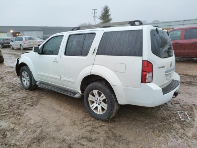 5N1AR1NN9AC613718 - 2010 NISSAN PATHFINDER S WHITE photo 2