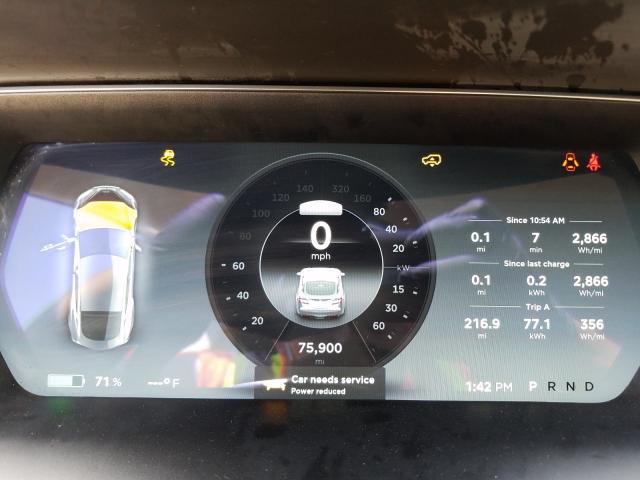 5YJSA1H1XEFP40544 - 2014 TESLA MODEL S  լուսանկար 8