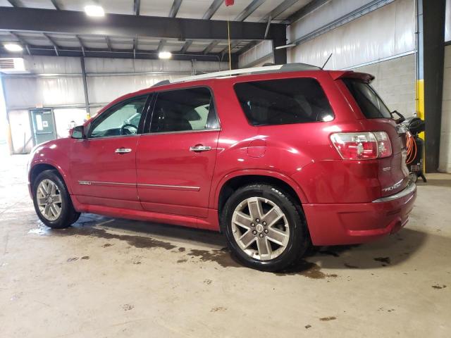 1GKKVTEDXCJ128658 - 2012 GMC ACADIA DENALI RED photo 2