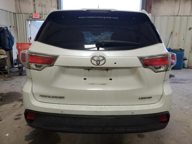 5TDYKRFH6FS056786 - 2015 TOYOTA HIGHLANDER LIMITED BEIGE photo 6