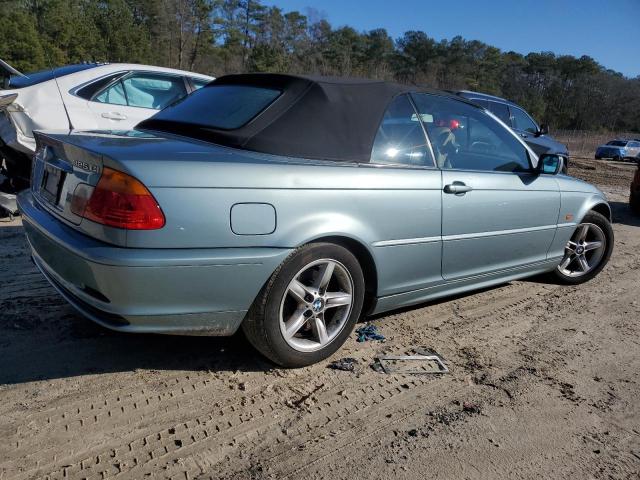 WBABS33463PG88987 - 2003 BMW 325 CI TURQUOISE photo 3