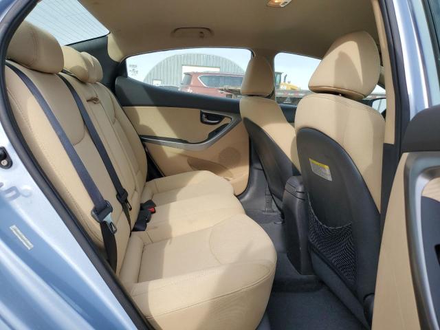 KMHDH4AE6DU534061 - 2013 HYUNDAI ELANTRA GLS BLUE photo 10