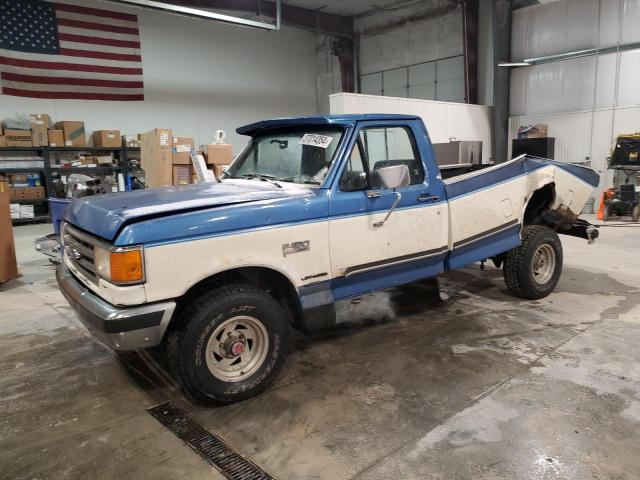 1FTEF14Y4KKA08667 - 1989 FORD F150 BLUE photo 1