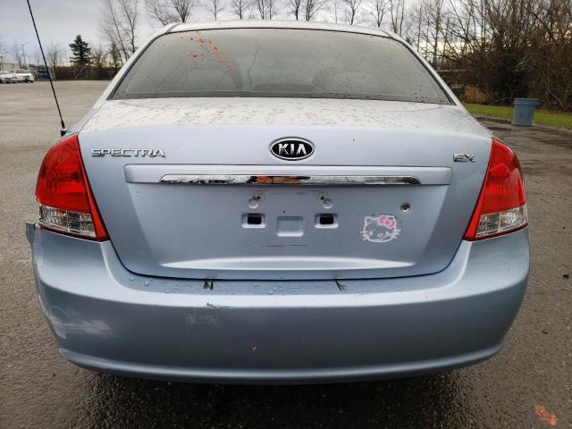 KNAFE122985574625 - 2008 KIA SPECTRA EX BLUE photo 6