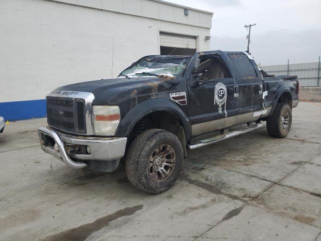 1FTSW21R18EE29761 - 2008 FORD F250 SUPER DUTY BLACK photo 1