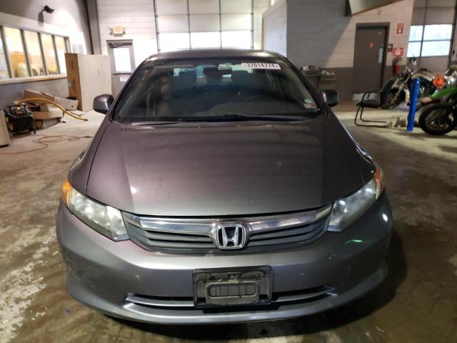 19XFB2F55CE103588 - 2012 HONDA CIVIC LX GRAY photo 5