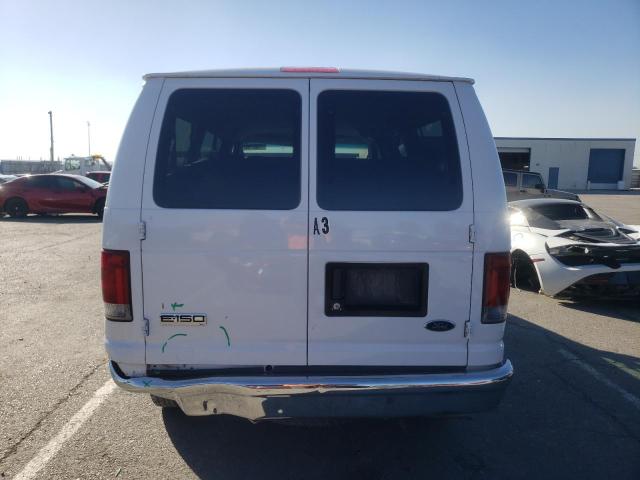 1FMNE11W58DB60780 - 2008 FORD ECONOLINE E150 WAGON WHITE photo 6