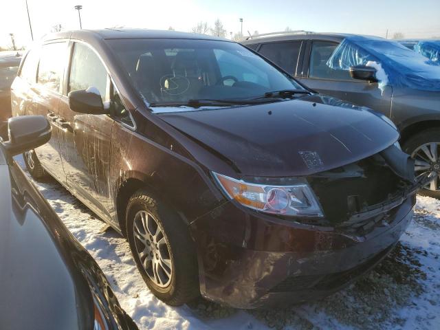 5FNRL5H63CB116383 - 2012 HONDA ODYSSEY EXL BURGUNDY photo 4