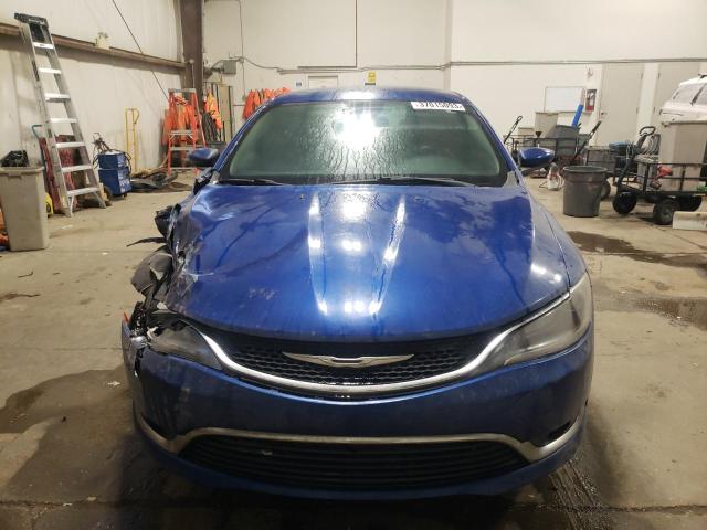 1C3CCCAB0GN140492 - 2016 CHRYSLER 200 LIMITE BLUE photo 5