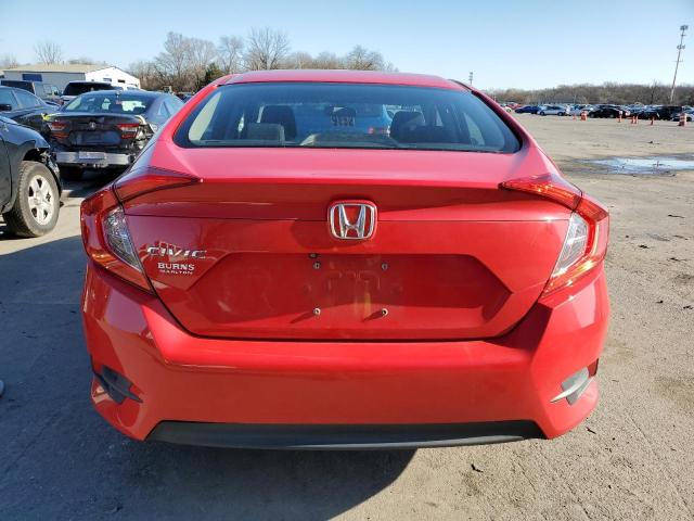 2HGFC2F74GH560581 - 2016 HONDA CIVIC EX RED photo 6