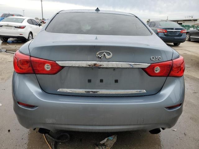 JN1BV7AP7EM691156 - 2014 INFINITI Q50 BASE BLUE photo 6