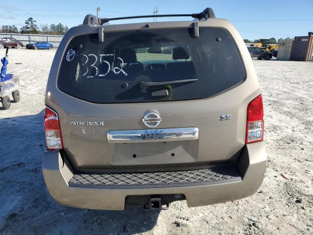 5N1AR18U48C643352 - 2008 NISSAN PATHFINDER S BEIGE photo 6