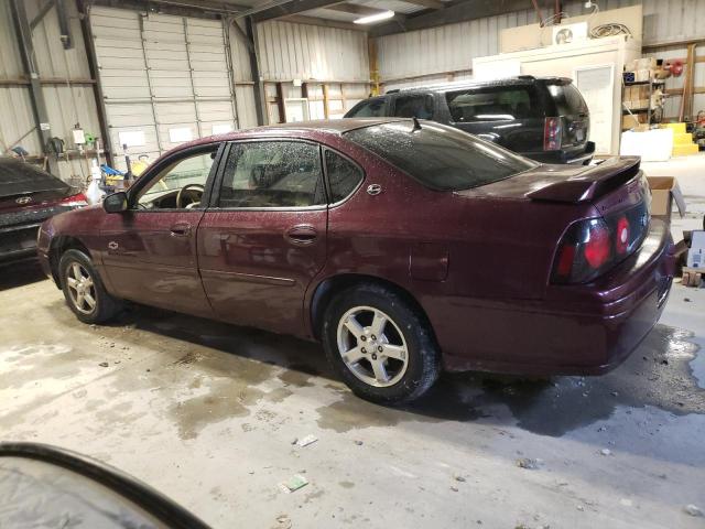 2G1WH52K249376623 - 2004 CHEVROLET IMPALA LS BURGUNDY photo 2