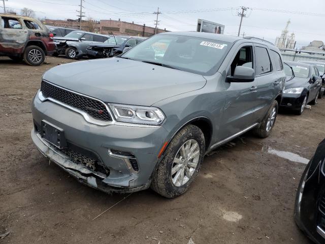 1C4RDHAG7MC884836 - 2021 DODGE DURANGO SXT GRAY photo 1