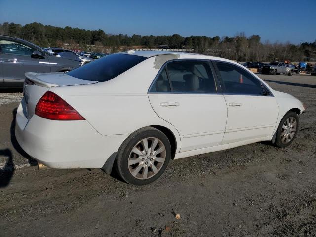 1HGCM66837A080613 - 2007 HONDA ACCORD EX WHITE photo 3