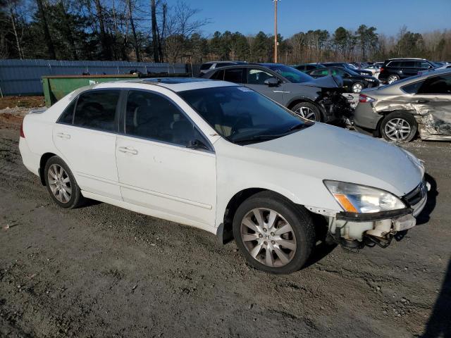 1HGCM66837A080613 - 2007 HONDA ACCORD EX WHITE photo 4