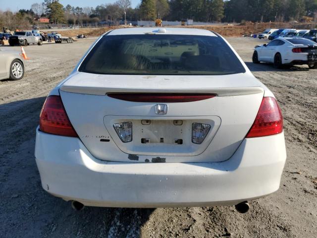 1HGCM66837A080613 - 2007 HONDA ACCORD EX WHITE photo 6