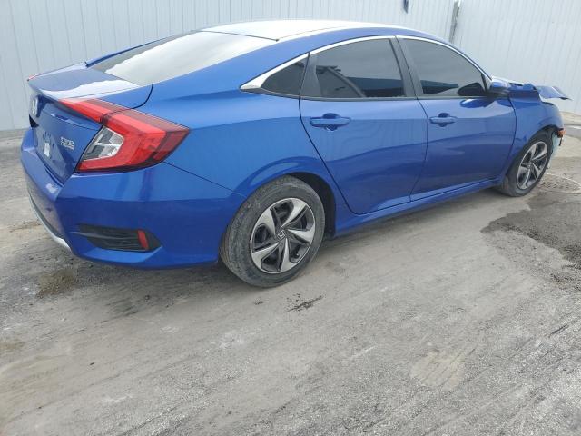 19XFC2F6XLE005260 - 2020 HONDA CIVIC LX BLUE photo 3