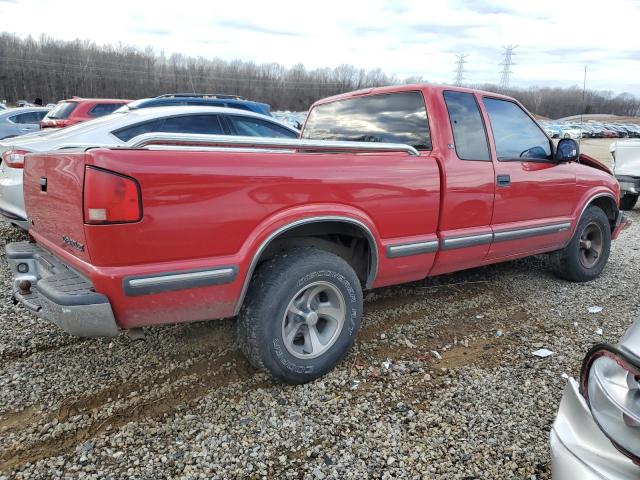 1GCCS19X5W8232844 - 1998 CHEVROLET S TRUCK S10 RED photo 3