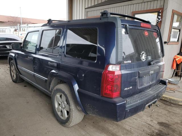 1J8HG48N76C123901 - 2006 JEEP COMMANDER BLUE photo 2