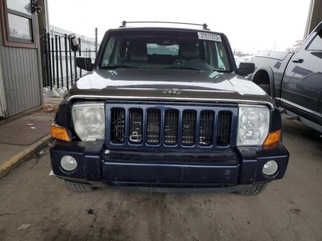 1J8HG48N76C123901 - 2006 JEEP COMMANDER BLUE photo 5