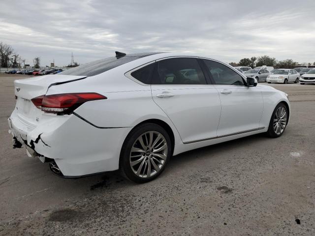 KMHGN4JF9JU271168 - 2018 GENESIS G80 ULTIMATE WHITE photo 3