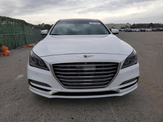 KMHGN4JF9JU271168 - 2018 GENESIS G80 ULTIMATE WHITE photo 5