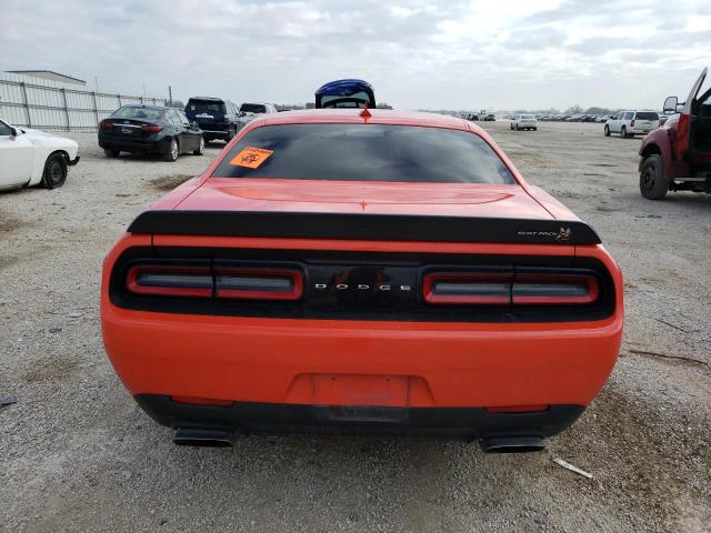 2C3CDZFJ6NH222409 - 2022 DODGE CHALLENGER R/T SCAT PACK ORANGE photo 6