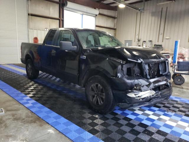 1FTRX12WX8FA55056 - 2008 FORD F150 BLACK photo 4