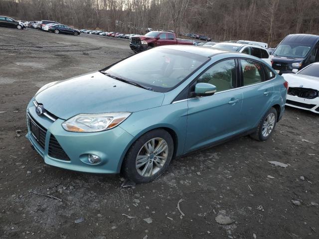 1FAHP3H29CL193411 - 2012 FORD FOCUS SEL TEAL photo 1