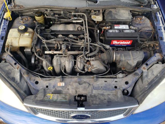 1FAFP34NX5W253883 - 2005 FORD FOCUS ZX4 BLUE photo 11