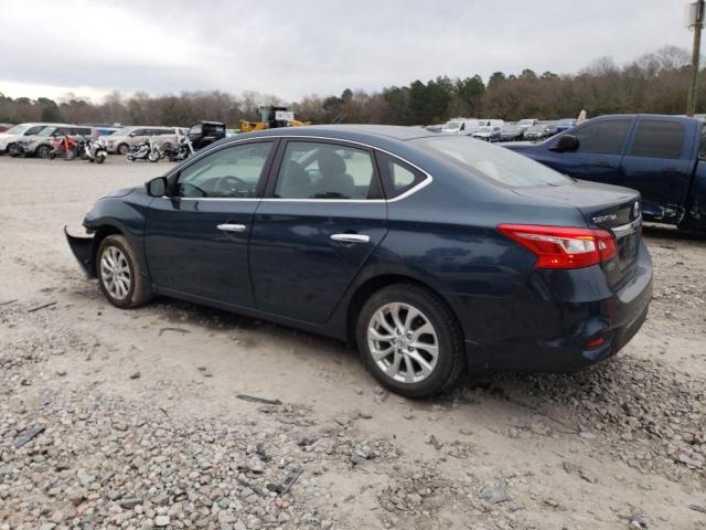 3N1AB7AP2HY244000 - 2017 NISSAN SENTRA S BLUE photo 2