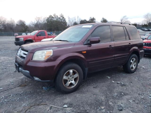 5FNYF18578B032030 - 2008 HONDA PILOT EXL MAROON photo 1