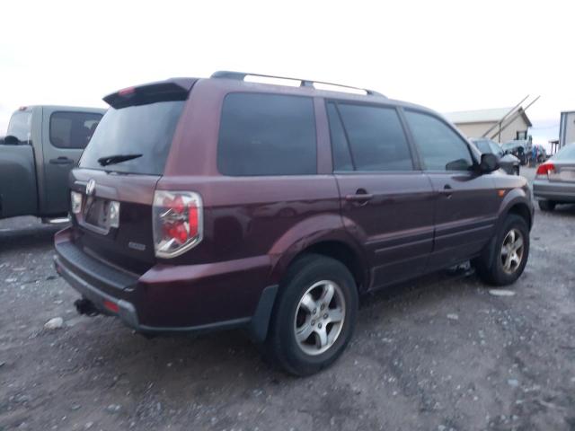 5FNYF18578B032030 - 2008 HONDA PILOT EXL MAROON photo 3