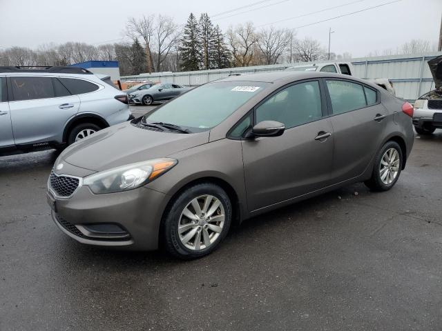 KNAFX4A62E5133866 - 2014 KIA FORTE LX GRAY photo 1