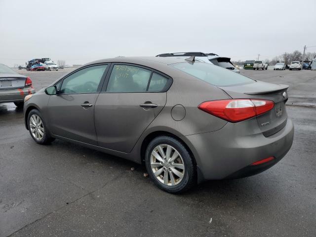 KNAFX4A62E5133866 - 2014 KIA FORTE LX GRAY photo 2