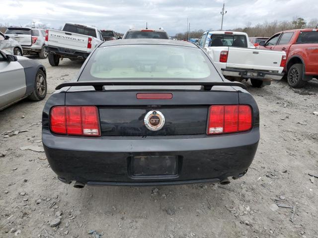 1ZVHT82H965154095 - 2006 FORD MUSTANG GT BLACK photo 6